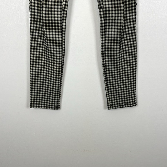 Sanctuary Checked Skinny Legging Pant Womens Small Fax Pocket Stretch Pull-on - Picture 2 of 10